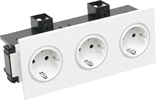 Rehau by OBO - SIGNA Wandcontactdoos (WCD schakelmat.) Wcd 3V Afdkrm Wt