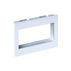 OBO - SIGNA Afdekraam schakelmateriaal Afdkrm 2V Mod 45 Wt