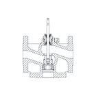TA - Driewegregelafsluiter 3Regelaf Gg Dn100 125 S30Mm