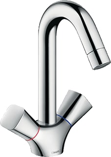 Hansgrohe - Logis Wastafelmengkraan (opbouw) Wastmkr Logis150 2Gr -W