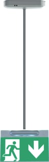 Famostar - S-Sense Mech. toebeh. verlichtingsarmatuur Pendel 75 Cm Silver