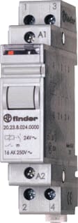 Finder - 20 Bistabiel relais Impulsrel 1M+1V/24Dc