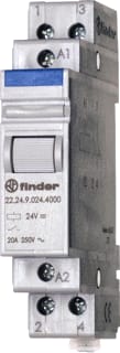 Finder - 22 Installatierelais Relais 17,4Mm 20A 250Vac