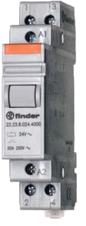 Finder - 22 Installatierelais rel 1m+1v 20a 48v