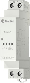 Finder - 13 Bistabiel relais Impulsrel 13.81 16A1M230V