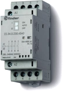 Finder - 22 Met LED Magneetschakelaar 3M 1V 25A 24V