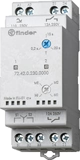 Finder - 72 Schakelrelais Wisselrel. 2M 12A 230V
