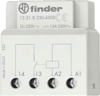 Finder - 13 Installatierelais Impulsrel 13.31 12A1M230V