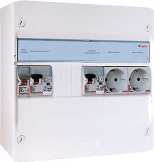Legrand - PV-verdeler Groepenkast, geassembleerd Pv-Verd Hs 2Aardlaut 2Wcd