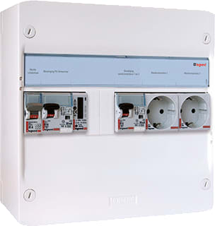 Legrand - PV-verdeler Groepenkast, geassembleerd pv-verd hs 2ala 2wcd kwh