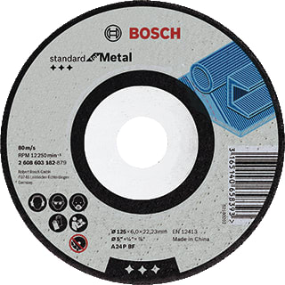 Bosch - Slijpschijf Afbrschyf 125X6,0 Metaal