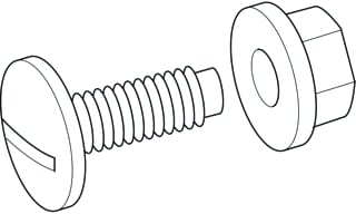 Legrand - VAN GEEL Schroef/bout Slotbout Moer M8X20 Ds100