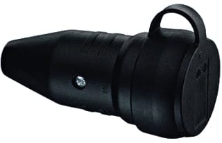 ABL - Koppelcontactstop (geaard) rubk cee7/v ip44 zwart