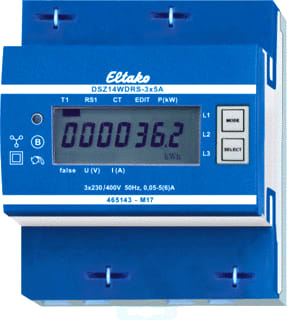 Eltako - 14-serie Elektriciteitsmeter Dsz14Wdrs-3X5Am