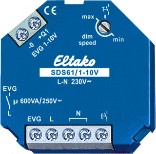 Eltako - 61-serie Dimmer 1-10V Stuurdimschak Sds61