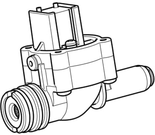 Geberit - Magneetafsluiter Magneetventiel Ingekort