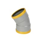 Wavin - Wafix SN8 Fitting met 2 aansluitingen Wafx Bocht 30Gr 160M/M
