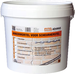 ABC Adamas - Mortelpatroon voor chemisch anker Ankermort 5Kg Em