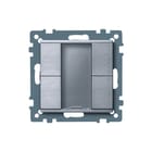 Schneider Electric Merten - KNX Tastsensor bussysteem Semt 2-V Drukknop Alu
