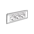Legrand - VAN GEEL Wandcontactdoos (WCD schakelmat.) Wcd 3V 3P Gwo6 Gst18I3