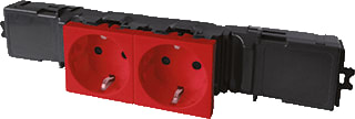 Legrand - VAN GEEL Contactdooscombinatie Snap-On Wcd 2V Rd Gst18I3