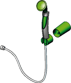 Rada - B-Safety Oog - gelaatdouche B-Safe 45Gr W/B
