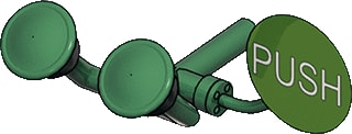 Rada - B-Safety Oog - gelaatdouche B-Safe Wand Inb