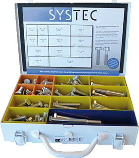 Systec - Assortimentsdoos bevestigingsmat. Ass M10 Tap&Zesk.Bout Vz
