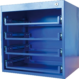 Systec - opbergbak KAST TBV 4 KOFFERS