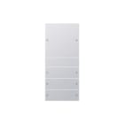 Gira - Toets bussysteem Systeem 55 WIPSET 4-VOUD ALU 55 KNX
