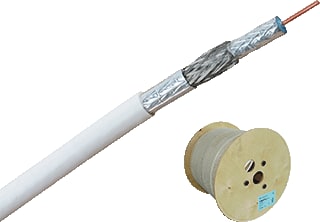 Hirschmann Multimedia - KOKA 9 TS Coaxkabel satcoax wit koka9ts ha500