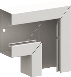 Legrand - VAN GEEL GWO Snap on Verticaal hoekstuk wandgoot Snap H-Stijg-/Zakst100X50