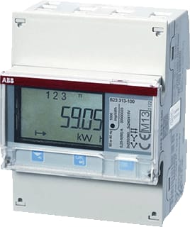 ABB - System pro M compact B23 Elektriciteitsmeter Elektr Meter 3F 65A 230V