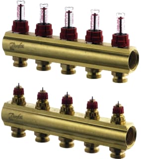 Danfoss - Verdeler voor hydronische circuits 088u0525
