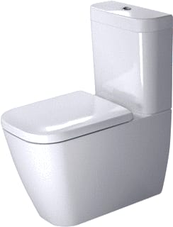 Duravit - Happy D.2 Closetgedeelte closetcombinatie Happy D2 Duocloset Wit