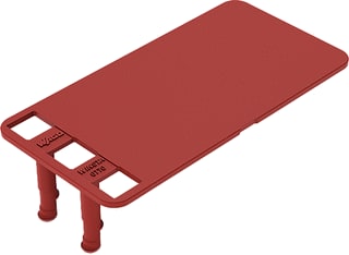 Wago - Winsta Midi 770 Codering rijgklem Markeringsschild Rood