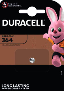 Duracell - Zilveroxide Batterij, niet oplaadbaar Knoopcel D364 Br