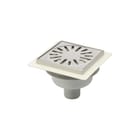 Aquaberg - 4015 Vloerput met 1 aansluiting vloerput 146 ou rvs304 fr