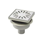 Aquaberg - 4015 Vloerput met 1 aansluiting vloerput 146 ou rvs316 r