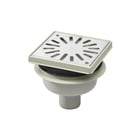 Aquaberg - 4015 Vloerput met 1 aansluiting vloerput 146 ou rvs316 s