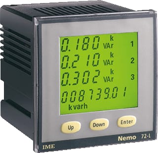IME - Nemo 72 L Multifunctionele paneelmeter nemo72 5a/3f rs485 230/400