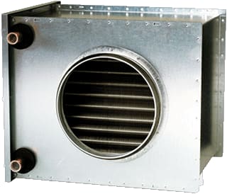 Inatherm - CWW-H Kanaalverwarmer indirect gestookt Naverw. 100-3-2.5