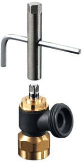 Oventrop - Combi Toebeh./onderd. radiatorappendage Instsleut/Aftap