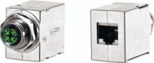 Metz Connect - BTR Modulaire koppeling M12 Kastdoorvoer Recht