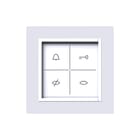 Siedle - Access ZAM Functiemodule voor deurstation toestweergave wit 087920