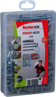 Fischer - PROFIBOX Assortimentsdoos bevestigingsmat. Fisc Nylon Plg Box Ux 6.8.10