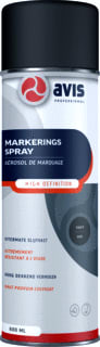 Avis - Lakstift/lakspray Lijnmark Zwart Bs