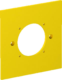 OBO - Afdekplaat aansluitzuil Afdekplaat 95X95Mm Geel