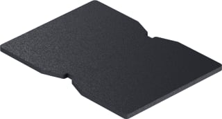 OBO - Toebehoren/onderdelen v aansluitzuil RUBBEREN ONDERGR 140X100X4
