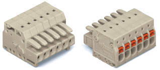 Wago - Kabelconnector v printplaatconnect. 2734-104/033-000
